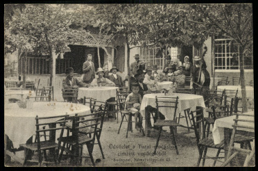 A Turul madárhoz vendéglő a Németvölgyi út 43. (mai 67.) szám alatt, 1910-es évek