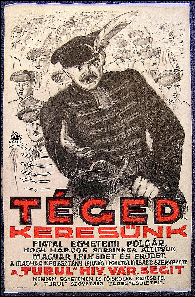 A Turul Szövetség plakátja, 1934