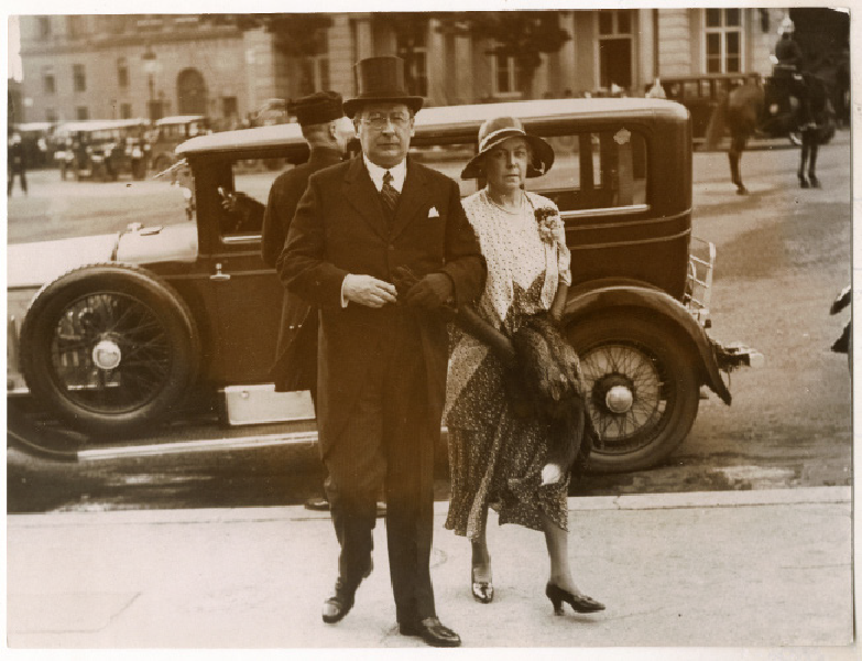 Klebelsberg Kunó és felesége, 1920