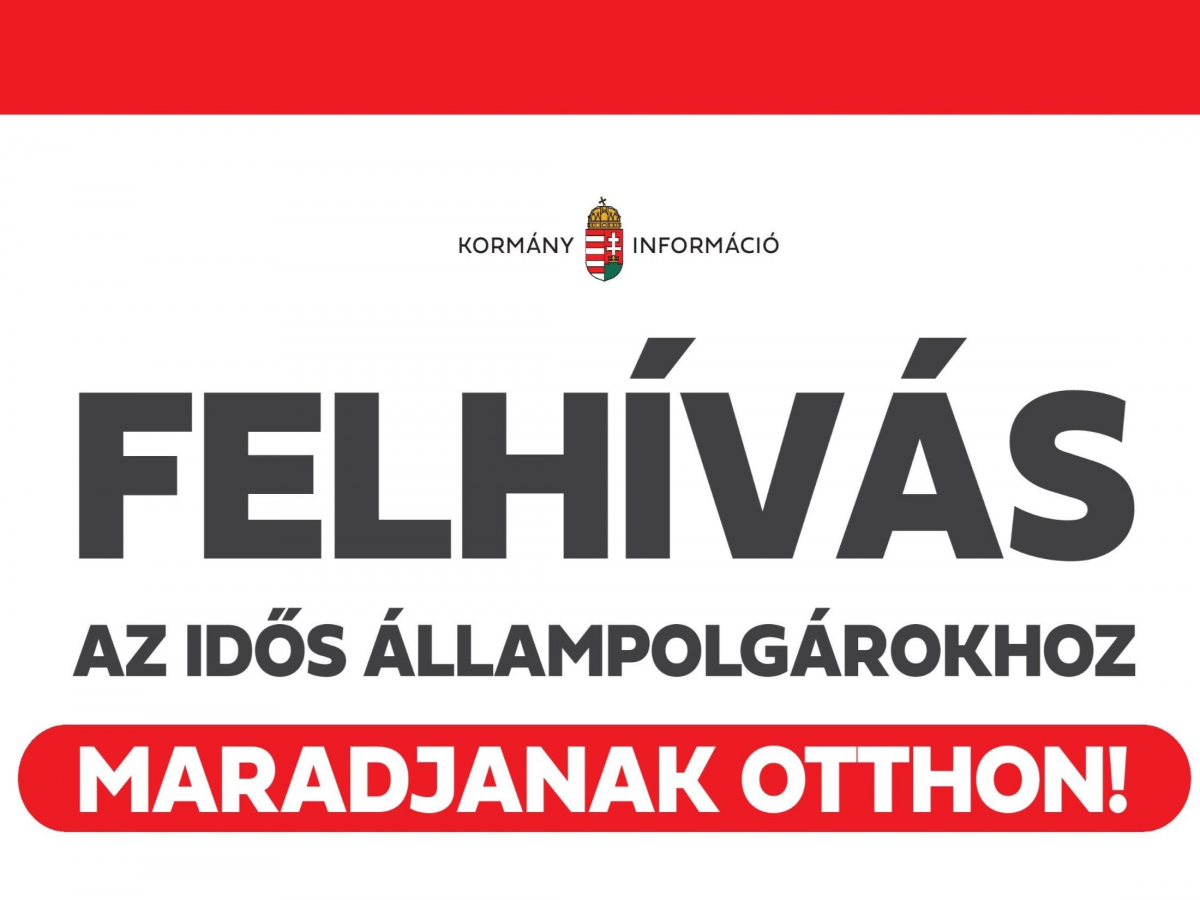 Ön is tehet a járvány megfékezéséért és az idősek védelméért!
