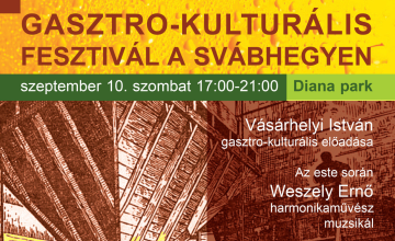 Gasztro-kulturális fesztivál a Svábhegyen