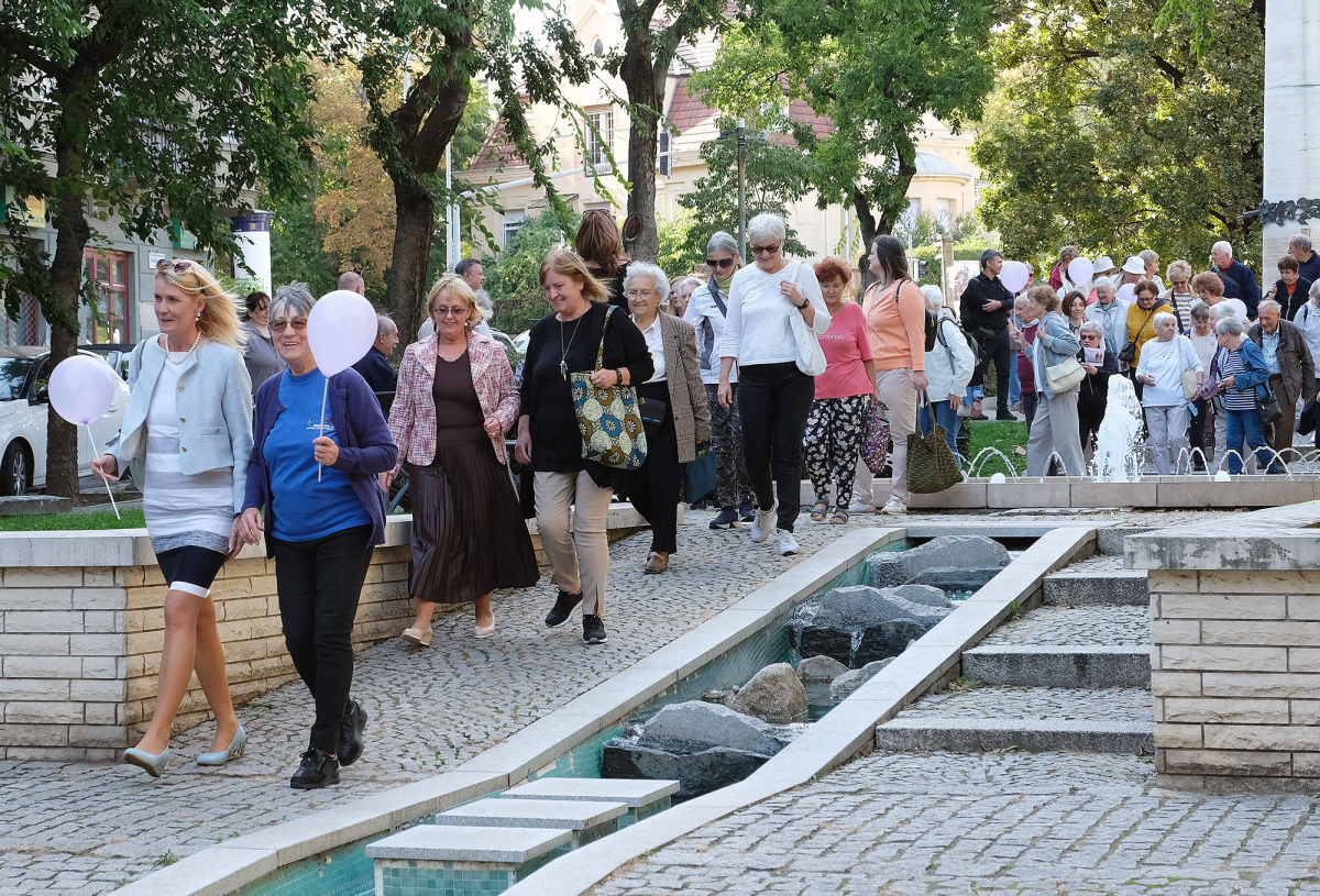 Figyelemfelhívó séta a demenciával előkért