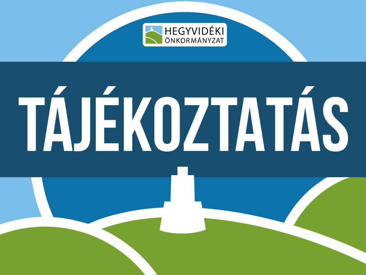 TÁJÉKOZTATÓ A TELEPÜLÉSKÉPI RENDELET MÓDOSÍTÁSÁRÓL SZÓLÓ EGYEZTETÉSÉRŐL