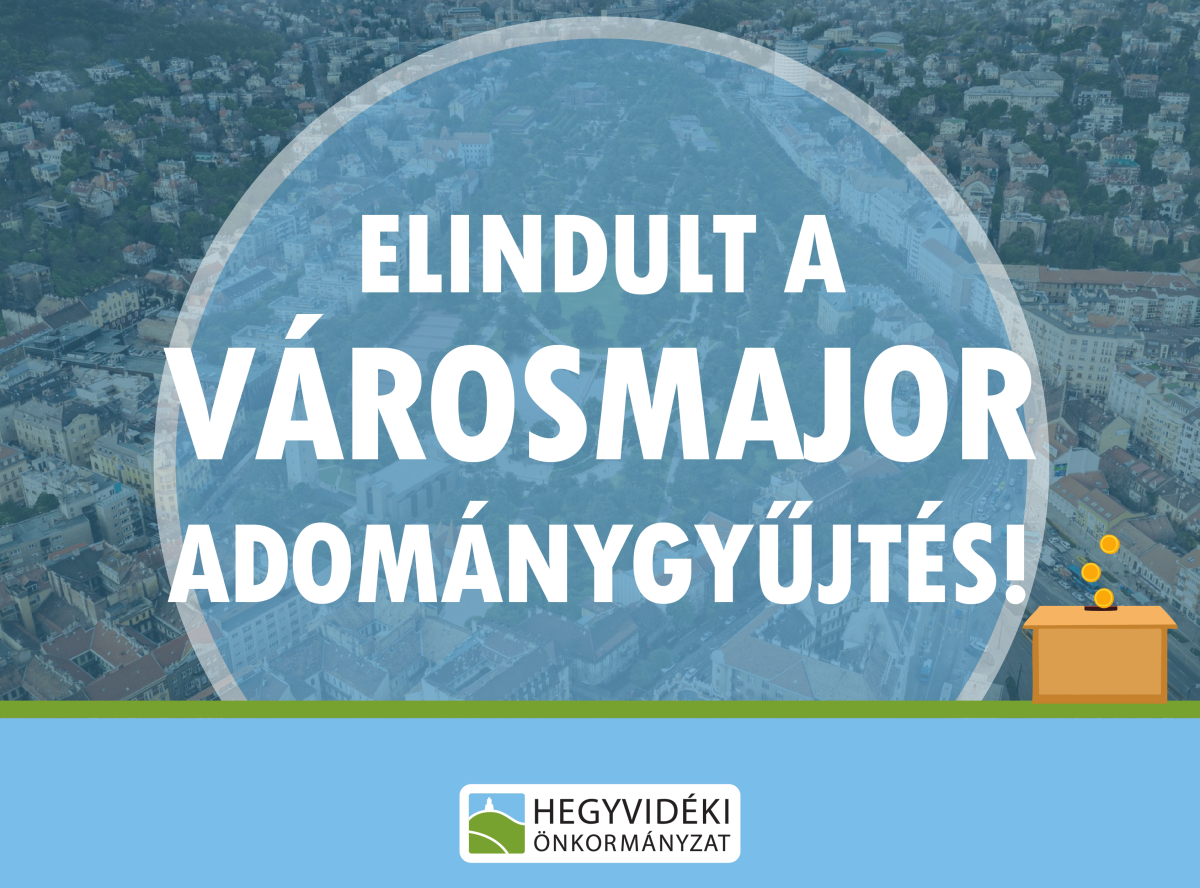 Elindult az adománygyűjtő oldalunk a Városmajorért