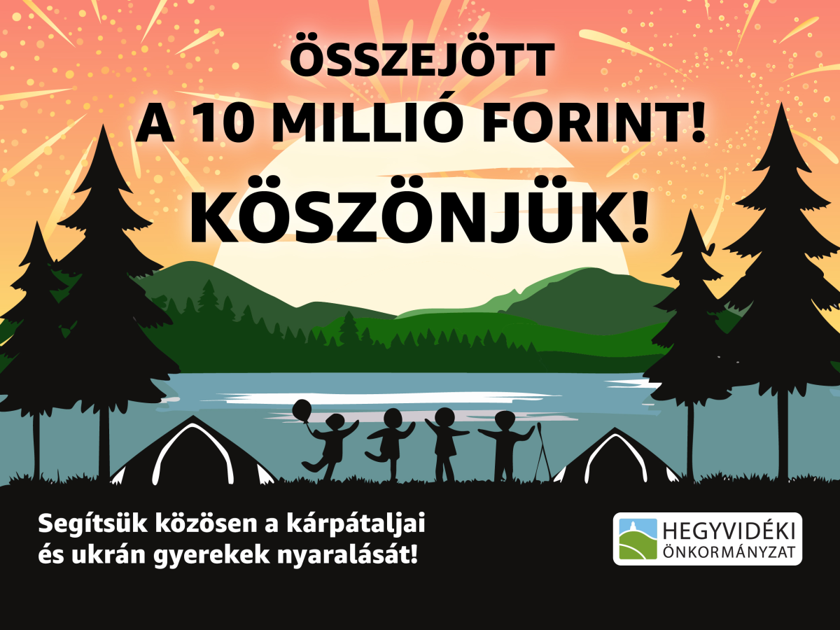 Összegyűlt a támogatás a kárpátaljai és ukrán gyermekek balatoni táborozására