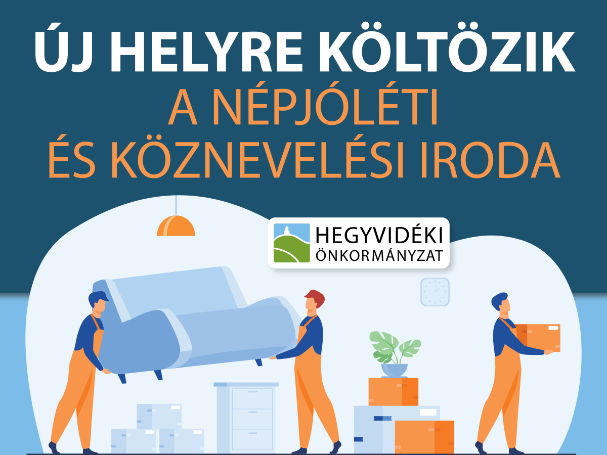 Költözik a Népjóléti és Köznevelési Iroda