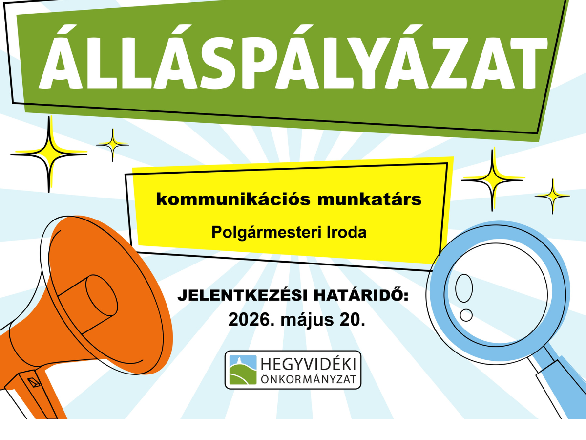 Álláspályázat | kommunikációs munkatárs