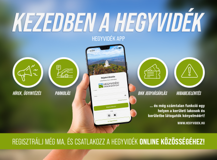 Elindult a Hegyvidék applikáció
