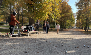 Petanque a Gesztenyés kertben